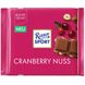 Шоколад молочний Ritter Sport Cranberry Nuss Журавлина і Горіхи 100 г 5101 фото 1