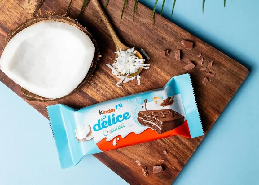 Бісквітне тістечко Kinder Delice Coconut 4934 фото