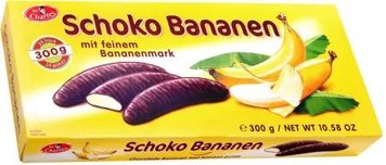 Банановий зефір у шоколаді Sir Charles Schoko Bananen 300g 5315 фото