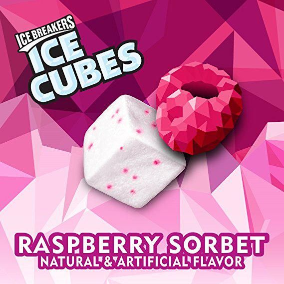 Жуйки Ice Cubes Raspberry Sorbet 40 шт 0440 фото