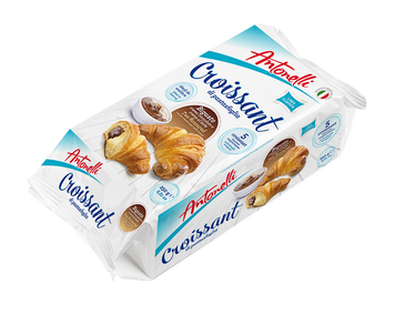 Круасани з шоколадно вершковою начинкою Antonelli Two Flavoured Milk Chocolate Croissant 250 g 5 шт 5267 фото