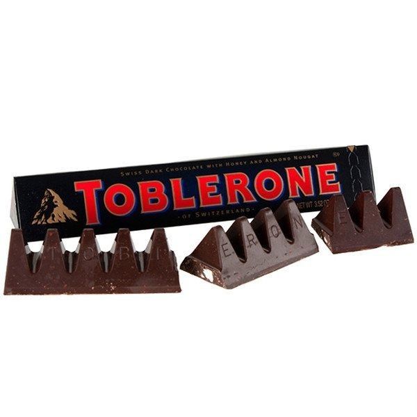 Шоколад Toblerone Dark Чорний 360g 5317 фото