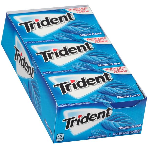 Жуйки Trident original flavor 14 sticks 0620 фото