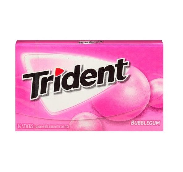 Жуйки Trident Bubble Gum 14 sticks 0621 фото