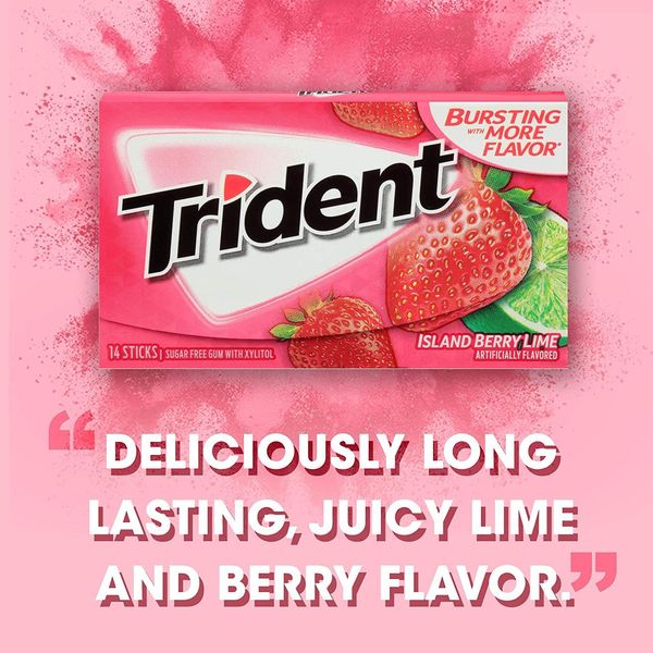 Блок Trident Island Berry Lime (12 шт) 1088 фото