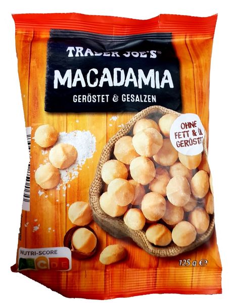 Горіхи макадамія від Trader Joe's цільні горіхи макадамія 125 g 5151 фото