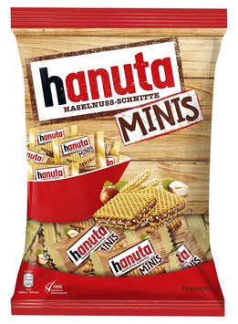 Вафли Hanuta haselnuss-schnitte minis 200g 2617 фото