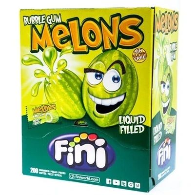 Жувальна гумка з джемом усередині Fini Melons / Диня, 200 шт 4257 фото