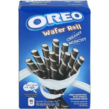 Трубочки Oreo Wafer Roll Vanilla 54g 1921 фото