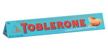 Шоколад Toblerone Milk Chocolate with Honey & Almond Nougat & Crunchy Almonds 100g 5333 фото