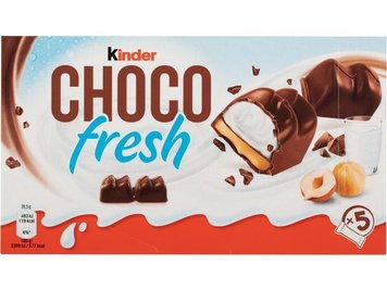 Шоколадні батончики Kinder Choco Fresh, 103 g 5505 фото