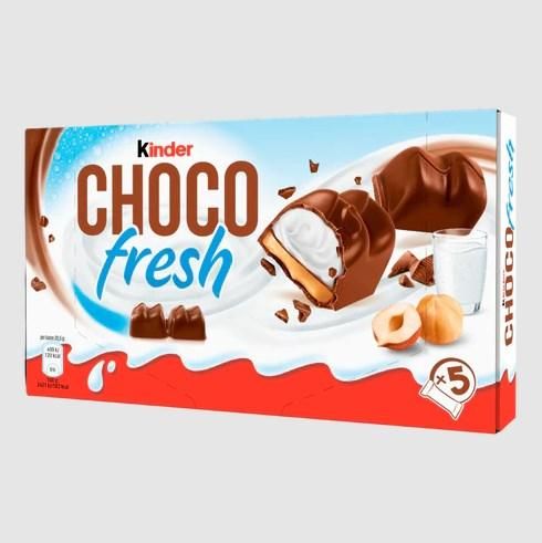 Шоколадні батончики Kinder Choco Fresh, 103 g 5505 фото