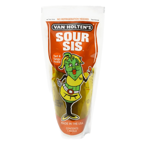 Кислий гострий огірок Van Holten's Pickles Sour Sis Pickle 140 g 5224 фото