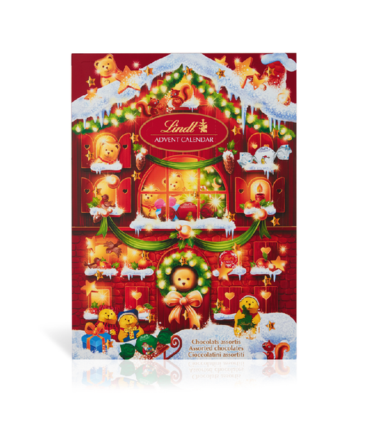 Адвент календар Lindt TEDDY Advent Calendar 172g 2197 фото