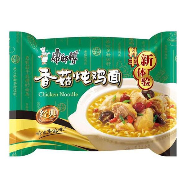 Лапша быстрого приготовления KangShiFu Mushroom & Chicken Flavour гриби та курка 100g 5124 фото