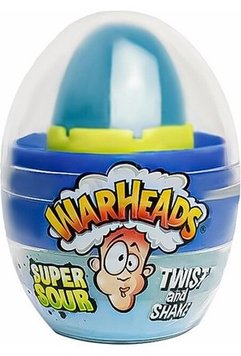 Кисла цукерка Warheads Super Sour Twist and Shake Eggo 18g Блакитна малина 5229 фото