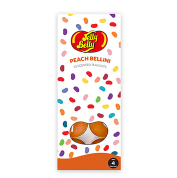 Набір свічок Jelly Belly Scented Tealights Peach Bellini 122g 10 шт 4483 фото