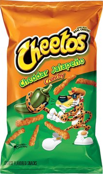 Чіпси Cheetos Crunchy Cheddar Jalapeño Cheese 219g 1260 фото