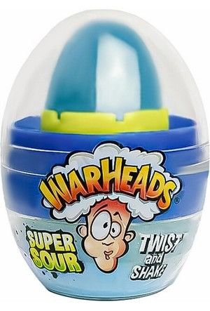 Кисла цукерка Warheads Super Sour Twist and Shake Eggo 18g Лайм 5231 фото