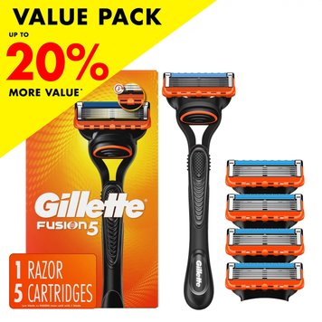 Бритва Gillette Fusion 5 Men's Razor Value Pack з 4 змінними касетами 5293 фото