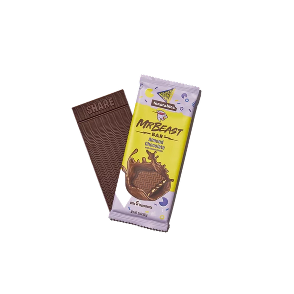 Шоколад Feastables MrBeast Almond Chocolate Bar 60g 5427 фото