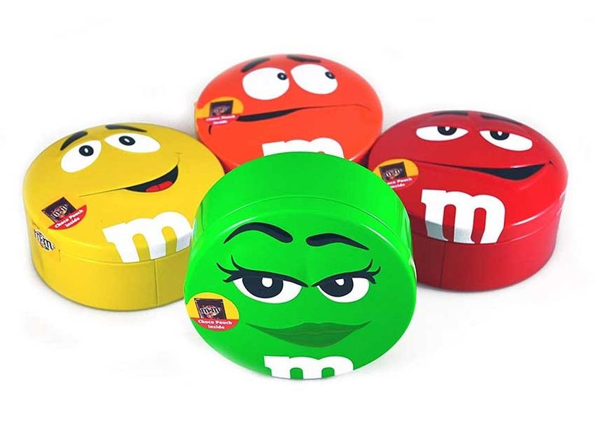 Драже M&M's Chocolate Limited Edition Smiley Tin 200g 5480 фото