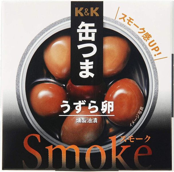 Перепелині копчені яйця Kokubu K&K Can Tsuma Smoke Quail Egg 80 g 1 шт 4760 фото