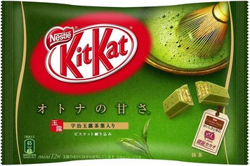 Батончики KitKat Matcha Зеленый Чай 10 mini 0077 фото