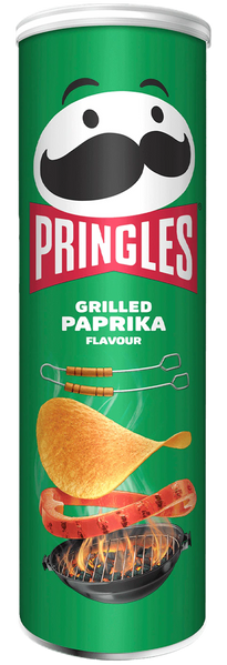 Чіпси Pringles Grilled Paprika 185g 5160 фото