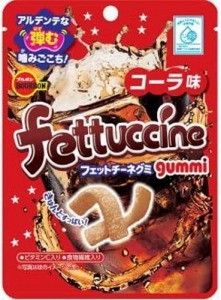 Желейки Bourbon Fettuccine Sour-sanded Gummi Strips Cola Flavor 5536 фото