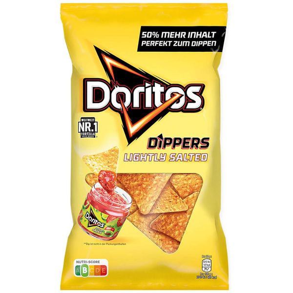 Чіпси Doritos Dippers Lightly Salted 187g 3001 фото