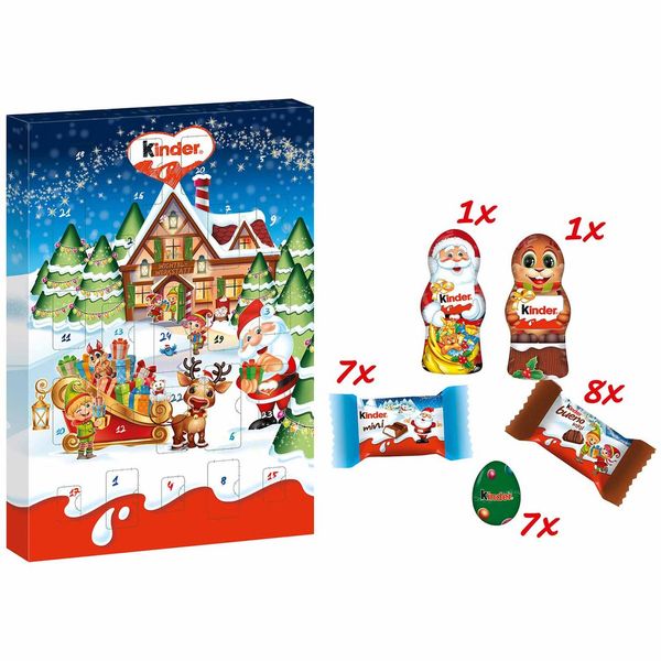 Адвент Календар Kinder Mini Mix Advent Calendar 150g 1436 фото