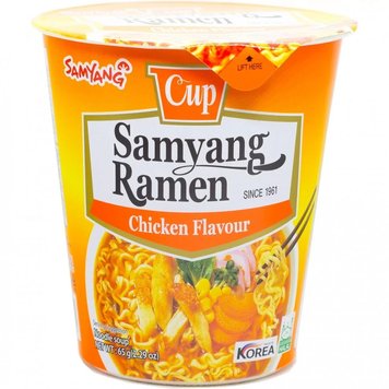 Локшина швидкого приготування Рамен Samyang Ramen Chicken Cup 65g 5104 фото