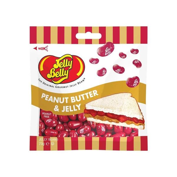 Драже Jelly Belly Peanut Butter & Jelly 70g 0212 фото