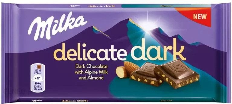 Шоколад Milka Darkmilk Almond 85 g 4874 фото