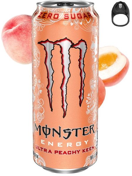 Енергетик напій Monster Energy Ultra Peachy Keen 473 ml 4353 фото