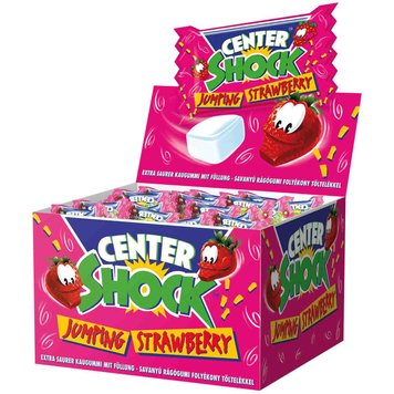 Жуйки Center Shock Jumping Strawberry 400g 1877 фото