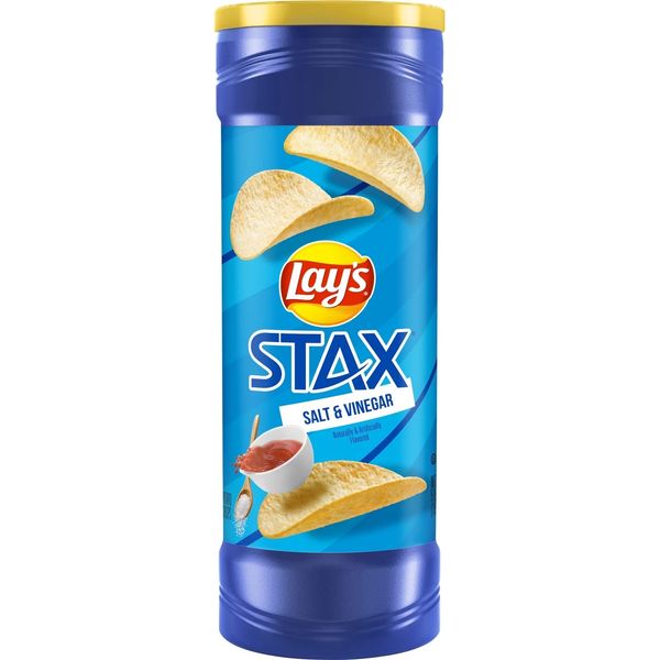 Чіпси Lay's STAX Salt&Vinegar 155.9g 4774 фото