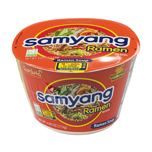 Пшенична локшина Samyang Big Bowl Ramen 115 g 5452 фото