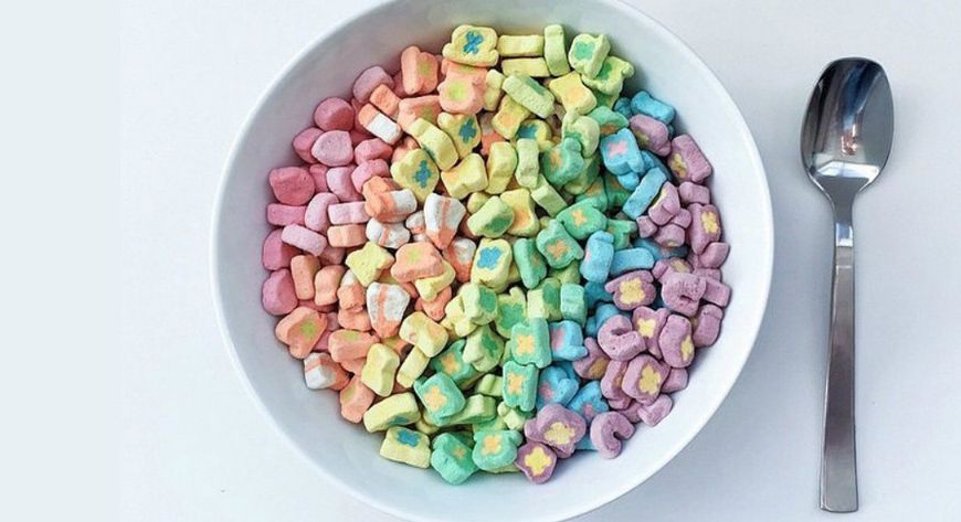 Lucky Charms cups 48g 0691 фото