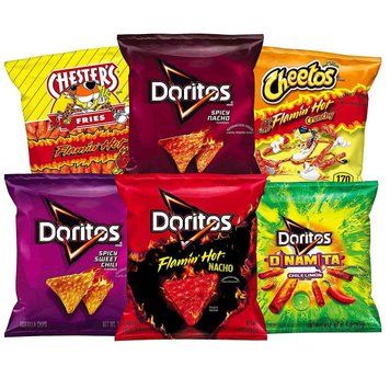 Мікс гострих чіпсів Doritos Cheetos D6шт 1218 фото