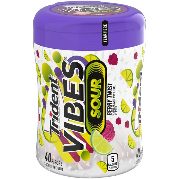 Trident Vibes Sour Berry Twist 40pc 1220 фото