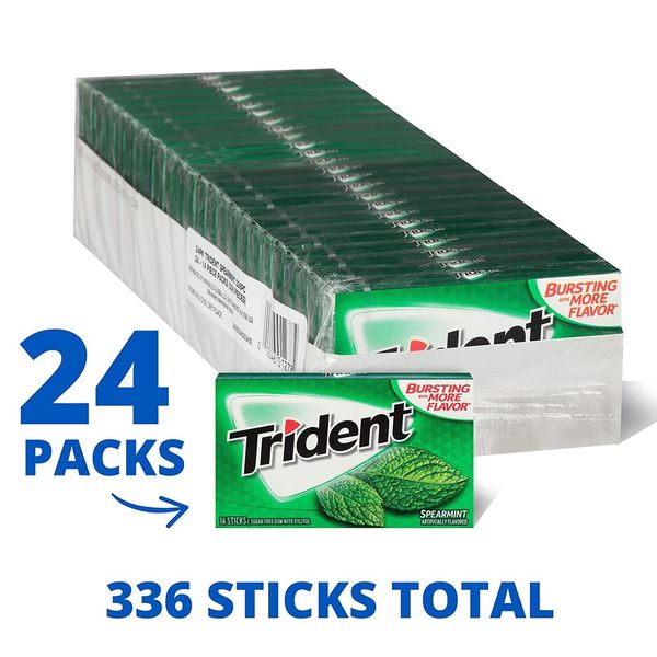 Жуйки Trident spearmint 14 sticks 1632 фото