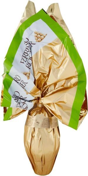 Шоколадное яйцо с конфетами Ferrero Rocher Pasqua d'Oro Cioccolato al Latte con Nocciole с лесным орехом 212 г. 8343 фото