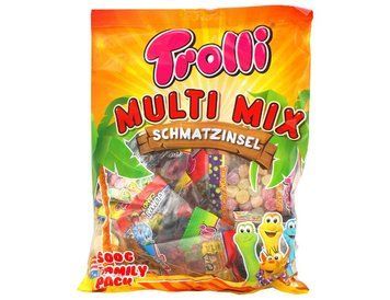 Желейные конфеты Trolli Multi Mix Schmatzinsel 500g 5139 фото