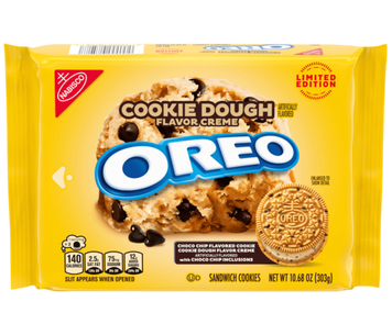 Печенье Oreo Cookie Dough Flavor Creme Sandwich Cookies 303г 10535 фото