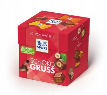 Набір Цукерок Ritter Sport Schokowürfel Schoko Gruss 176g 5361 фото