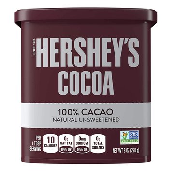 Какао hershey's Cocoa 100% Natural Несолодкий 226g 1158 фото