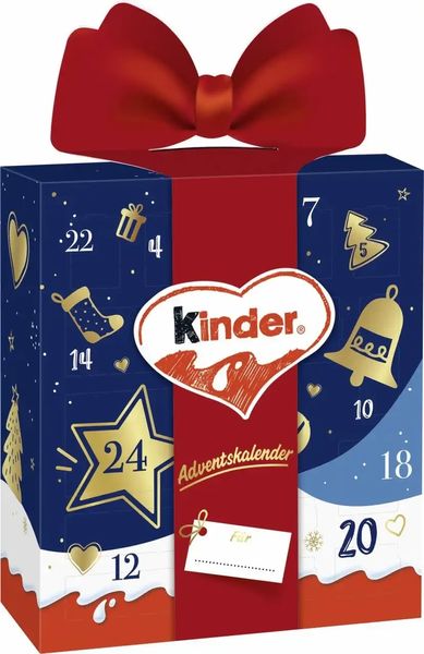 Рождественский адвент-календарь Kinder Mix Gift 214 г 7474 фото