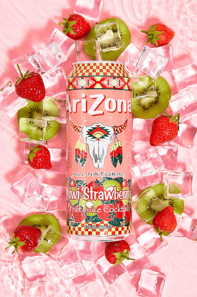Напій AriZona Kiwi Strawberry Fruit Juice Cocktail 650мл 10586 фото